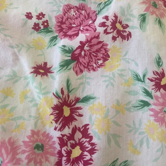 Ashley Taylor Intimates Womens Floral Robe Midi Length Short Sleeve Medium - Picture 13 of 13